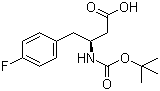 Boc-(s)-3-amino-4-(4-fluorophenyl)butanoic acid Structure,218608-97-0Structure