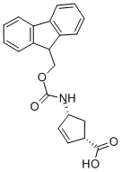 (-)-(1S,4r)-n-fmoc-4-aminocyclopent-2-enecarboxylic acidStructure,220497-64-3Structure (-)-(1S,4r)-n-fmoc-4-aminocyclopent-2-enecarboxylic acid Structure,220497-64-3Structure