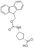 (-)-(1R,3s)-n-fmoc-3-aminocyclopentanecarboxylic acidStructure,220497-67-6Structure (-)-(1R,3s)-n-fmoc-3-aminocyclopentanecarboxylic acid Structure,220497-67-6Structure