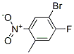 4-Bromo-5-fluoro-2-nitrotoluene Structure,224185-19-7Structure