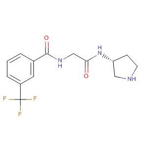 (R)-n-(2-oxo-2-(pyrrolidin-3-ylamino)-ethyl)-3-(trifluoromethyl)benzamideStructure,226249-16-7Structure (R)-n-(2-oxo-2-(pyrrolidin-3-ylamino)-ethyl)-3-(trifluoromethyl)benzamide Structure,226249-16-7Structure