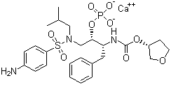 Fosamprenavir calciumStructure,226700-81-8Structure Fosamprenavir calcium Structure,226700-81-8Structure