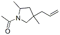 (9CI)-1-乙?；?2,4-二甲基-4-(2-丙烯基)-吡咯烷結(jié)構(gòu)式_228099-00-1結(jié)構(gòu)式