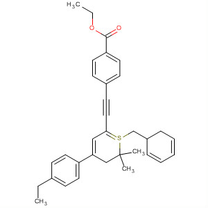 Ethyl 4-<<4-(4-ethylphenyl)-2,2-dimethyl-(2h)-thiochromen-6-yl>ethynyl>-benzoateStructure,229961-27-7Structure Ethyl 4-<<4-(4-ethylphenyl)-2,2-dimethyl-(2h)-thiochromen-6-yl>ethynyl>-benzoate Structure,229961-27-7Structure