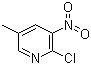 2-Chloro-3-nitro-5-methylpyridine Structure,23056-40-8Structure