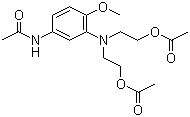 3-(N,N-Diacetoxyethyl)amino-4-methoxyacetanilideStructure,23128-51-0Structure 3-(N,N-Diacetoxyethyl)amino-4-methoxyacetanilide Structure,23128-51-0Structure