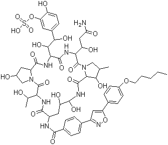 MicafunginStructure,235114-32-6Structure Micafungin Structure,235114-32-6Structure