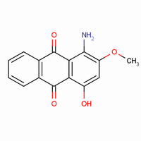 9,10-Anthracenedione, 1-amino-4-hydroxy-2-methoxy-Structure,2379-90-0Structure 9,10-Anthracenedione, 1-amino-4-hydroxy-2-methoxy- Structure,2379-90-0Structure