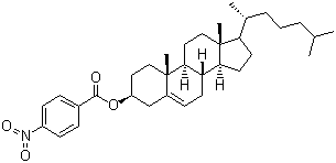 膽甾烯基對(duì)硝基苯甲酸酯結(jié)構(gòu)式_23838-12-2結(jié)構(gòu)式
