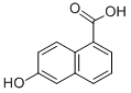 6-Hydroxy-1-naphthoicacid Structure,2437-17-4Structure