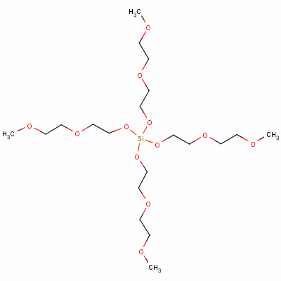 Tetrakis(methoxyethoxyethoxy)silane Structure,24685-89-0Structure