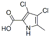 3,4-Dichloro-5-methylpyrrole-2-carboxylic acidStructure,24691-30-3Structure 3,4-Dichloro-5-methylpyrrole-2-carboxylic acid Structure,24691-30-3Structure
