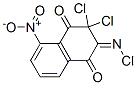 1,4-Naphthalenedione, 2,2-dichloro-3-(chloroimino)-2,3-dihydro-8-nitro-Structure,247048-49-3Structure 1,4-Naphthalenedione, 2,2-dichloro-3-(chloroimino)-2,3-dihydro-8-nitro- Structure,247048-49-3Structure