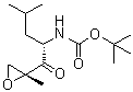 Tert-butyl (s)-4-methyl-1-((r)-2-methyloxiran-2-yl)-1-oxopentan-2-ylcarbamate Structure,247068-82-2Structure