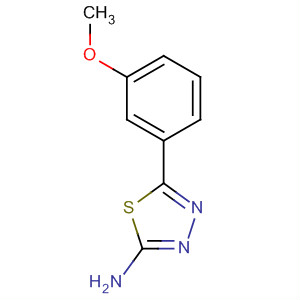 1,3,4-Thiadiazol-2-amine, 5-(3-methoxyphenyl)-Structure,247109-15-5Structure 1,3,4-Thiadiazol-2-amine, 5-(3-methoxyphenyl)- Structure,247109-15-5Structure