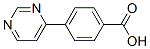 4-(4-Pyrimidinyl)benzoic acidStructure,249292-43-1Structure 4-(4-Pyrimidinyl)benzoic acid Structure,249292-43-1Structure