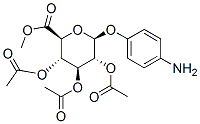 4-氨基苯基2,3,4-三鄰乙?；?beta-D-葡萄糖苷酸甲酯結(jié)構(gòu)式_25218-22-8結(jié)構(gòu)式