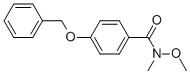 4-(Benzyloxy)-n-methoxy-n-methylbenzamideStructure,252199-28-3Structure 4-(Benzyloxy)-n-methoxy-n-methylbenzamide Structure,252199-28-3Structure