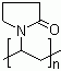 Polyvinylpyrrolidone cross-linked Structure,25249-54-1Structure