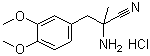 L-3-(3,4-Dimethoxyphenyl)-alpha-amino-2-methylpropionitrile hydrochlorideStructure,2544-13-0Structure L-3-(3,4-Dimethoxyphenyl)-alpha-amino-2-methylpropionitrile hydrochloride Structure,2544-13-0Structure