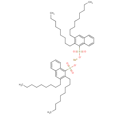 2,3-Dinonyl-naphthalenesulfonic acid barium salt (2:1)Structure,25619-56-1Structure 2,3-Dinonyl-naphthalenesulfonic acid barium salt (2:1) Structure,25619-56-1Structure
