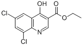 6,8-Dichloro-4-hydroxyquinoine-3-carboxylic acid ethyl esterStructure,25771-89-5Structure 6,8-Dichloro-4-hydroxyquinoine-3-carboxylic acid ethyl ester Structure,25771-89-5Structure
