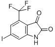 6-Iodo-4-(trifluoromethyl)indoline-2,3-dione Structure,259667-71-5Structure