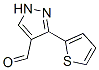3-(2-Thienyl)-1H-pyrazole-4-carbaldehydeStructure,26033-27-2Structure 3-(2-Thienyl)-1H-pyrazole-4-carbaldehyde Structure,26033-27-2Structure