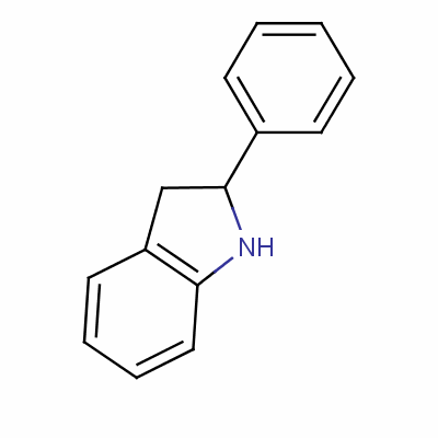 2-苯基吲哚啉結(jié)構(gòu)式_26216-91-1結(jié)構(gòu)式