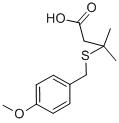 β-s-(4-methoxybenzylmercapto)isovaleric acidStructure,268219-99-4Structure β-s-(4-methoxybenzylmercapto)isovaleric acid Structure,268219-99-4Structure