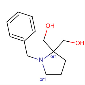 ((2R,5s)-1-芐基吡咯烷-2,5-二基)二甲醇結構式_269077-39-6結構式