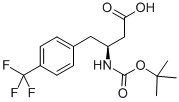 Boc-(s)-3-amino-4-(4-trifluoromethylphenyl)butanoic acid Structure,270065-80-0Structure
