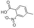 4-Methyl-2-nitrobenzoic acid Structure,27329-27-7Structure
