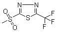 1,3,4-Thiadiazole,2-(methylsulfonyl)-5-(trifluoromethyl)- Structure,27603-25-4Structure