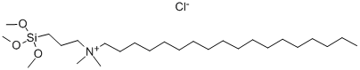 DIMETHYLOCTADECYL[3-(TRIMETHOXYSILYL)PROPYL]AMMONIUM CHLORIDE Structure,27668-52-6Structure