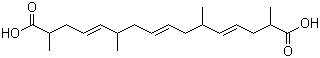 Alpha-crocetin Structure,27876-94-4Structure