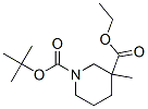 N-boc-3-methylnipecotic acid ethyl ester;dimethylethyl) 3-ethyl esterStructure,278789-43-8Structure N-boc-3-methylnipecotic acid ethyl ester;dimethylethyl) 3-ethyl ester Structure,278789-43-8Structure