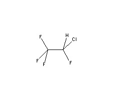 1,1,1,2-四氟-2-氯乙烷結(jié)構(gòu)式_2837-89-0結(jié)構(gòu)式