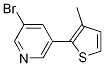 3-Bromo-5-(3-methylthiophen-2-yl)pyridineStructure,286007-27-0Structure 3-Bromo-5-(3-methylthiophen-2-yl)pyridine Structure,286007-27-0Structure