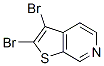 (8CI)-2,3-二溴-噻吩并[2,3-c]吡啶結(jié)構(gòu)式_28783-19-9結(jié)構(gòu)式