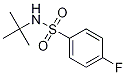 N-叔丁基-4-氟苯磺酰胺結(jié)構(gòu)式_29083-05-4結(jié)構(gòu)式