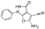 5-氨基-2,3-二氫-3-氧代-1-苯基-1H-呋喃并[2,3-c]吡唑-4-甲腈結(jié)構(gòu)式_291521-59-0結(jié)構(gòu)式