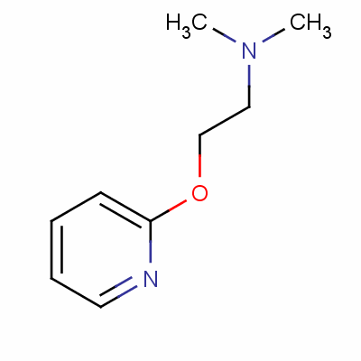 N,N-二甲基-2-(2-吡啶氧基)-乙胺結(jié)構(gòu)式_29450-09-7結(jié)構(gòu)式