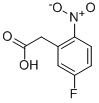 5-Fluoro-2-nitrophenylacetic acid Structure,29640-98-0Structure