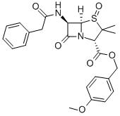 Penicillin G sulfoxide p-nitrobenzyl ester Structure,30034-13-0Structure