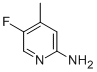 2-Amino-5-fluoro-4-picoline Structure,301222-66-2Structure