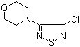 3-氯-4-嗎啉基-1,2,5-噻二唑結(jié)構(gòu)式_30165-96-9結(jié)構(gòu)式