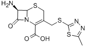 7-Amino-3-(((5-methyl-1,3,4-thiadiazol-2-yl)thio)methyl)cephalosporanic acid Structure,30246-33-4Structure