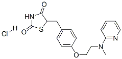 Rosiglitazone hydrochlorideStructure,302543-62-0Structure Rosiglitazone hydrochloride Structure,302543-62-0Structure