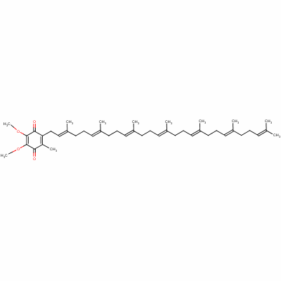 2-(3,7,11,15,19,23,27-Heptamethyloctacosa-2,6,10,14,18,22,26-heptaenyl)-5,6-dimethoxy-3-methylcyclohexa-2,5-diene-1,4-dioneStructure,303-95-7Structure 2-(3,7,11,15,19,23,27-Heptamethyloctacosa-2,6,10,14,18,22,26-heptaenyl)-5,6-dimethoxy-3-methylcyclohexa-2,5-diene-1,4-dione Structure,303-95-7Structure